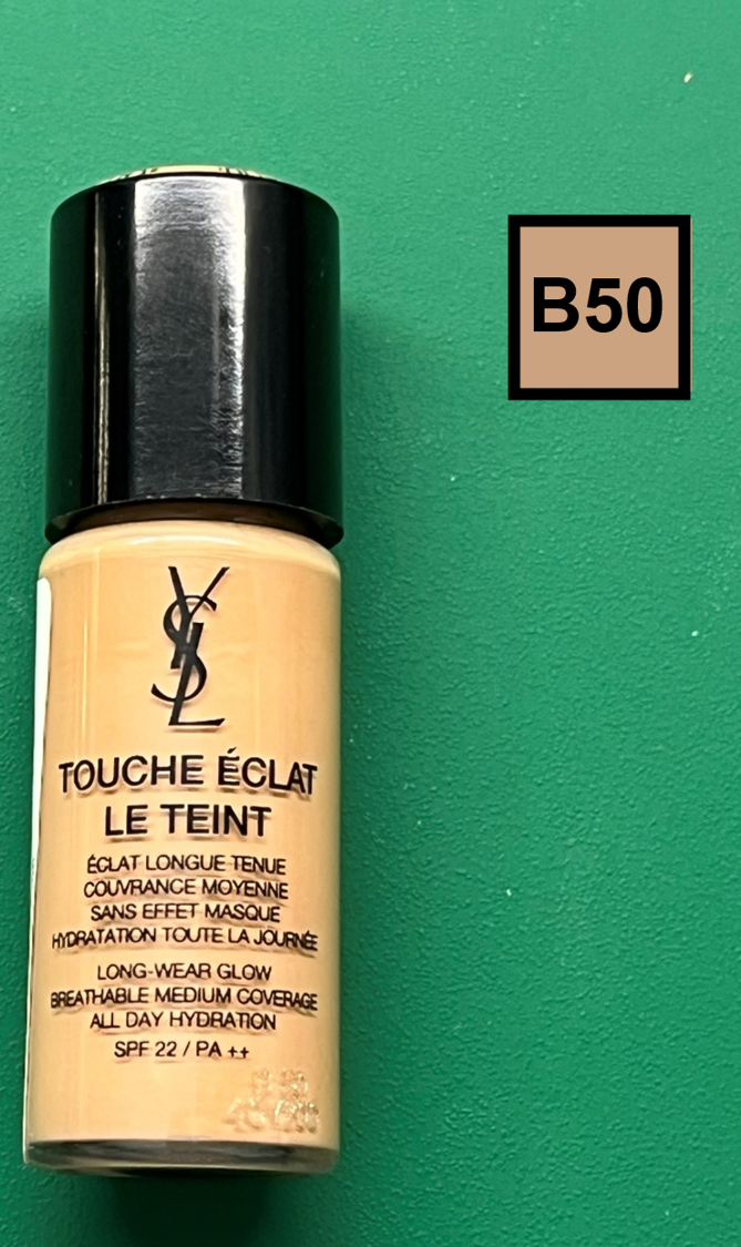 YSL Touche Eclat Le Teint Long-Wear Glow SPF22/PA++ B50-Honey 10ml