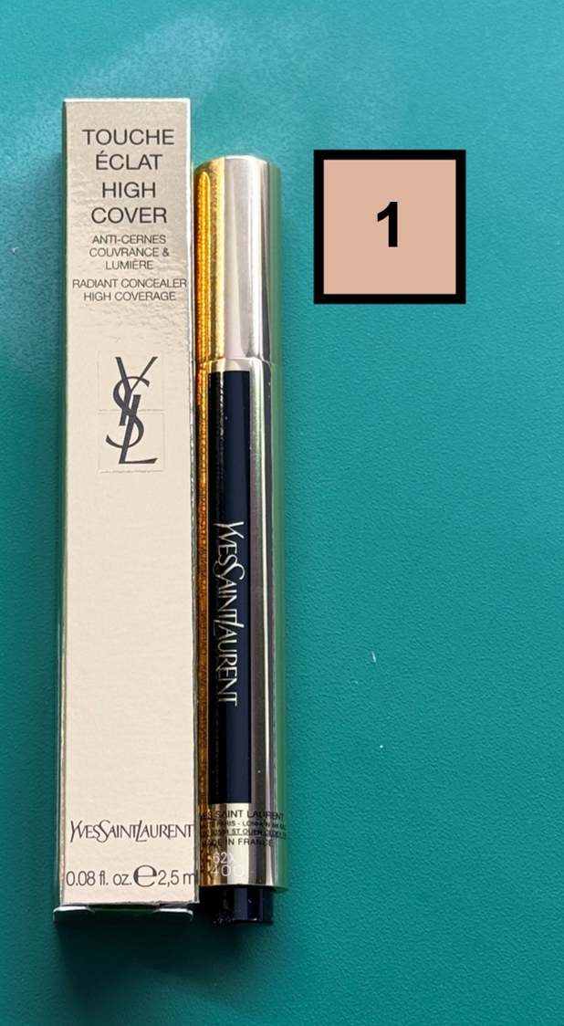 YSL Touche Eclat High Cover Radiant Concealer 1-Porcelain 2.5ml