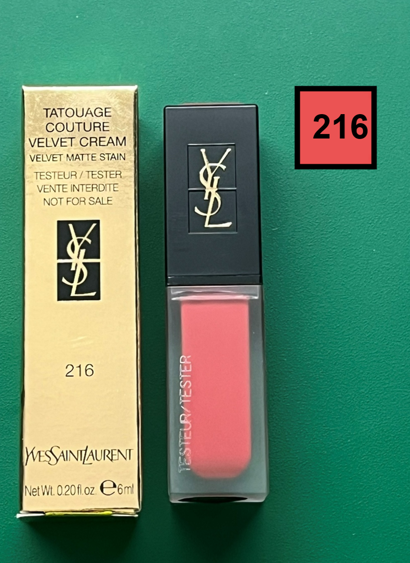 YSL Tatouage Couture Velvet Cream Liquid Lipstick 216-Nude Emblem 6ml