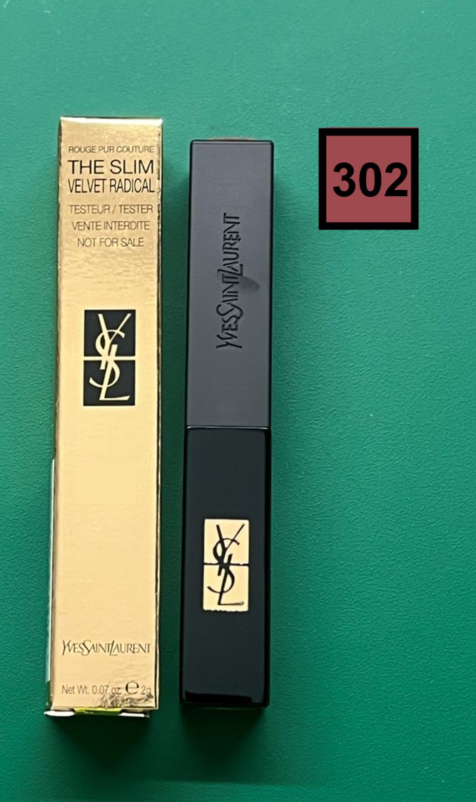 YSL Rouge Pur Couture The Slim Velvet Radical 302-Nude Protest 2g