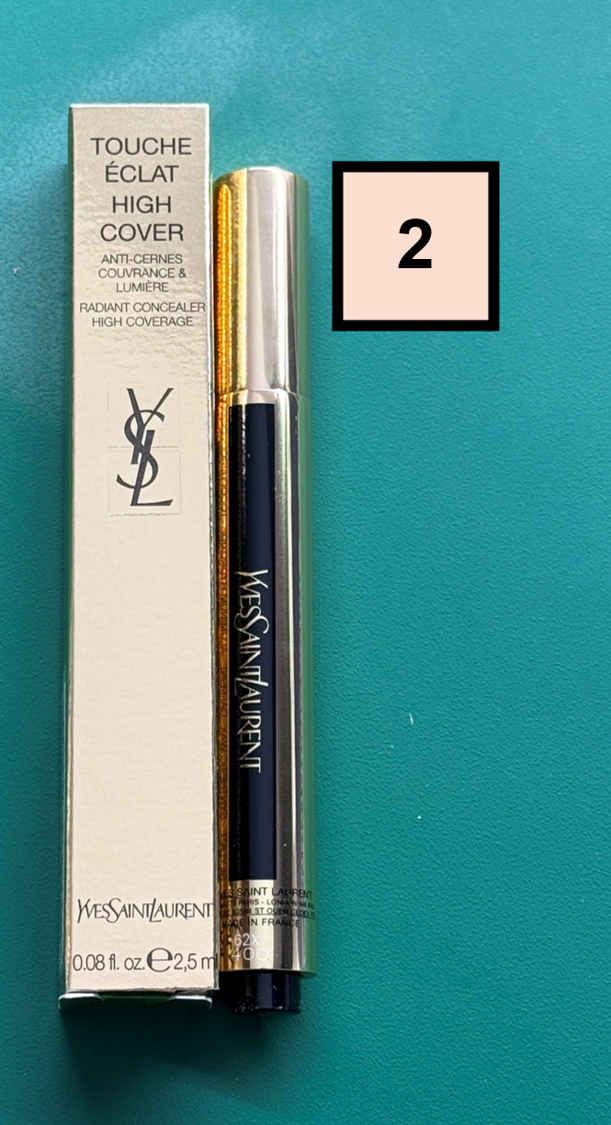 YSL Touche Eclat High Cover Radiant Concealer 2-Ivory  2.5ml