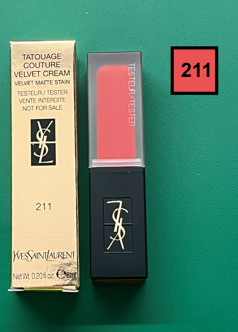 YSL Tatouage Couture Velvet Cream Liquid Lipstick 211-Chili Incitement 6ml