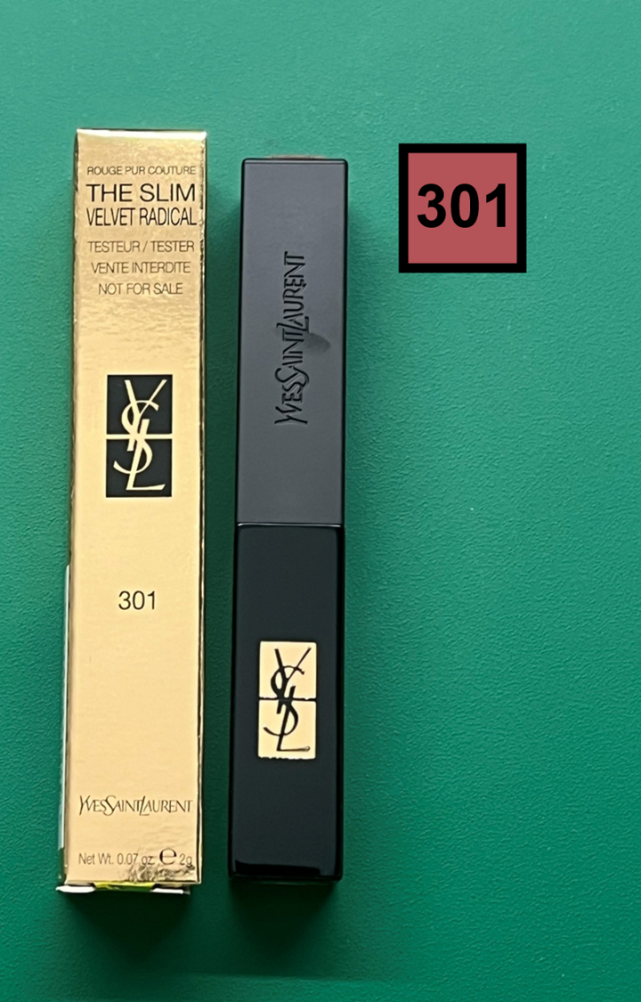 YSL Rouge Pur Couture The Slim Velvet Radical 301-Nude Tension 2g