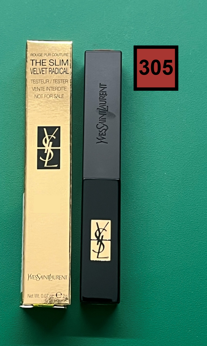 YSL Rouge Pur Couture The Slim Velvet Radical 305-Orange Surge 2g