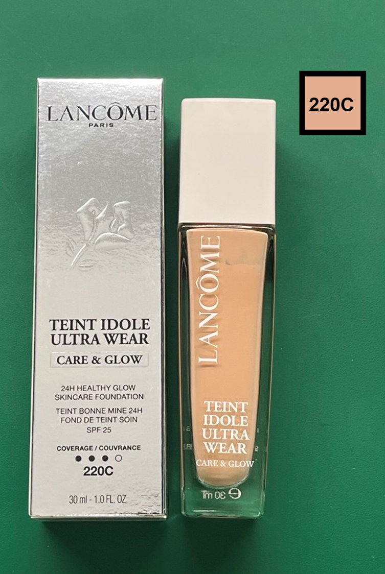 Lancome Teint Idole Ultra Wear Care & Glow Serum Foundation SPF25 #220C 30ml
