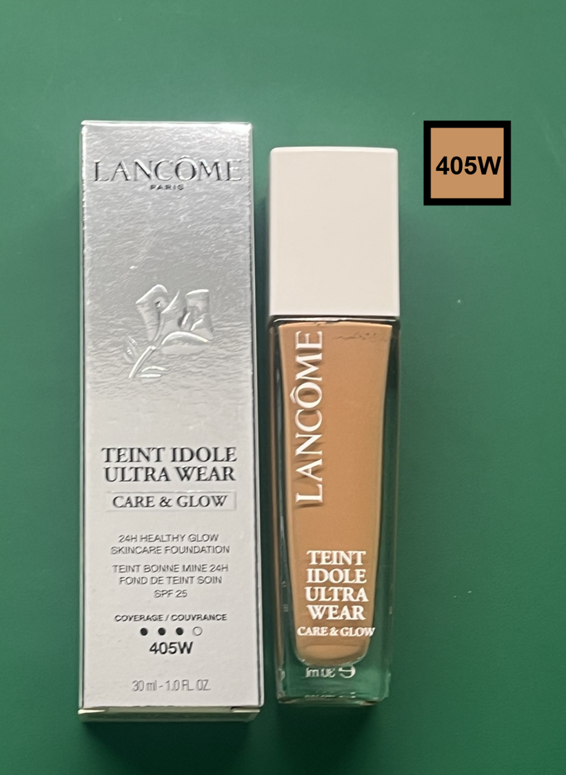 Lancome Teint Idole Ultra Wear Care & Glow Serum Foundation SPF25 #405W 30ml