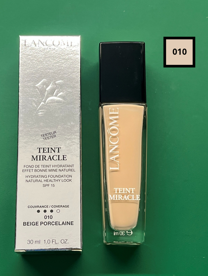 Lancome Teint Miracle Hydrating Foundation SPF15 010-Beige Porcelaine 30ml