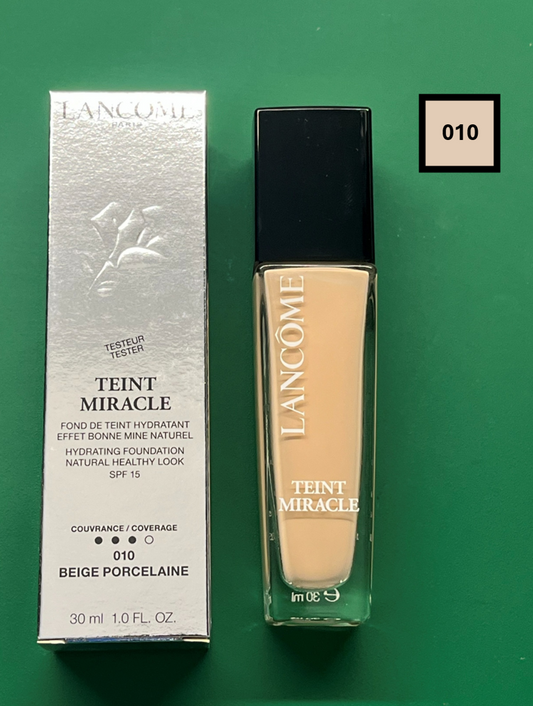 Lancome Teint Miracle Hydrating Foundation SPF15 010-Beige Porcelaine 30ml