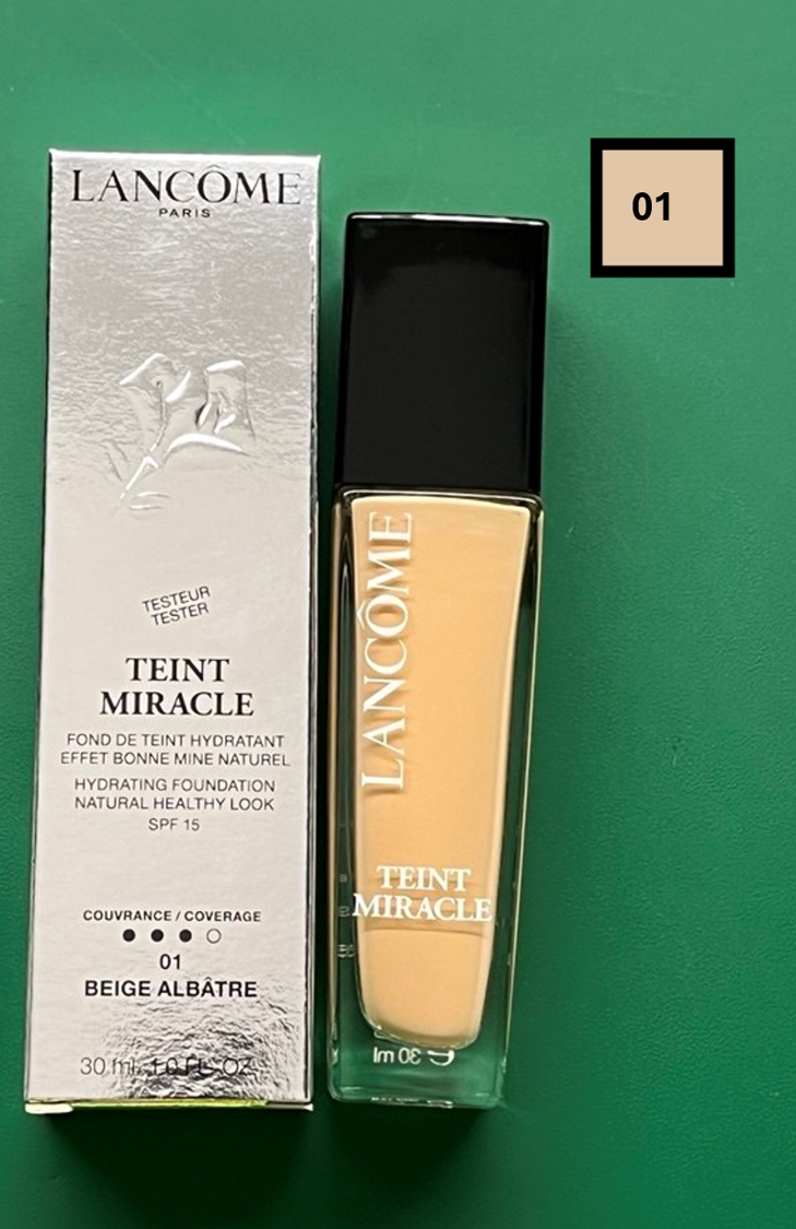 Lancome Teint Miracle Hydrating Foundation SPF15 01-Beige Albatre 30ml
