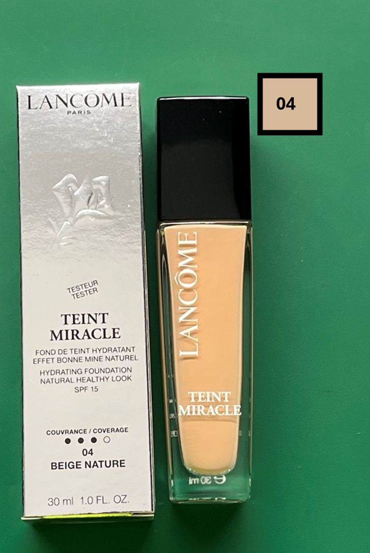 Lancome Teint Miracle Hydrating Foundation SPF15 04-Beige Nature 30ml