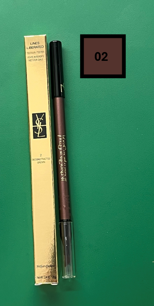 YSL Lines Liberated Waterproof Eye Pencil 02-Deconstructed Brown 1.2g