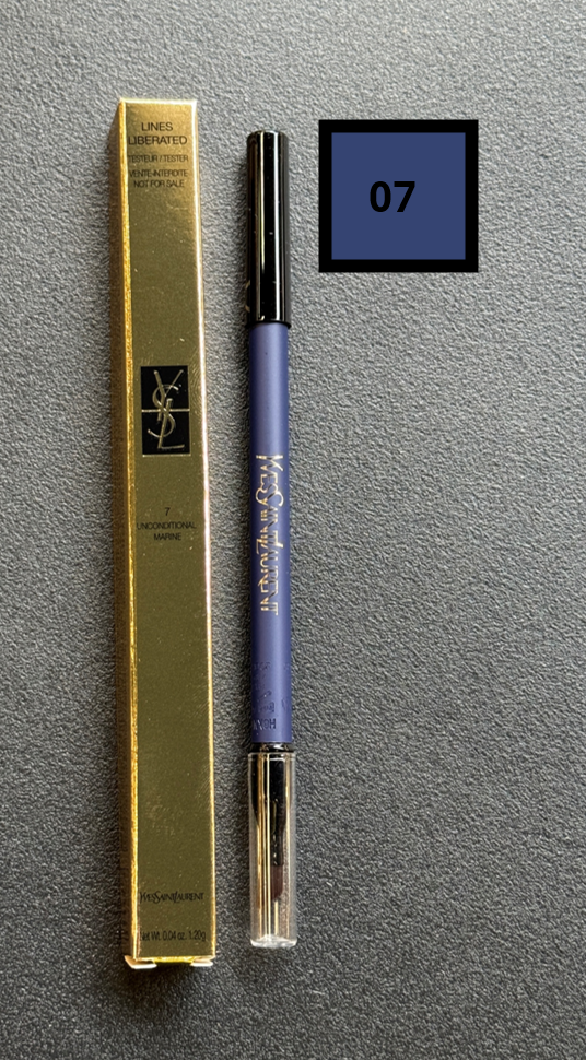 YSL Lines Liberated Waterproof Eye Pencil 07-Unconditional Marine 1.2g